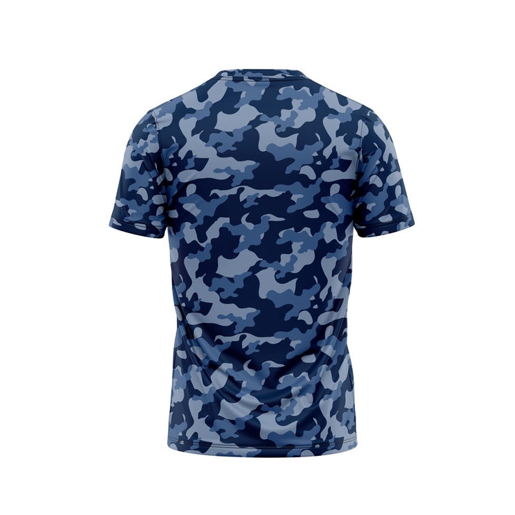 BEYOND BLUE CAMO DRY FIT TEE