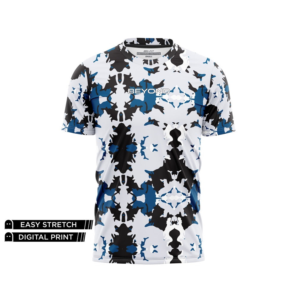 BEYOND WHITE CORE CAMO DRY-FIT TEE
