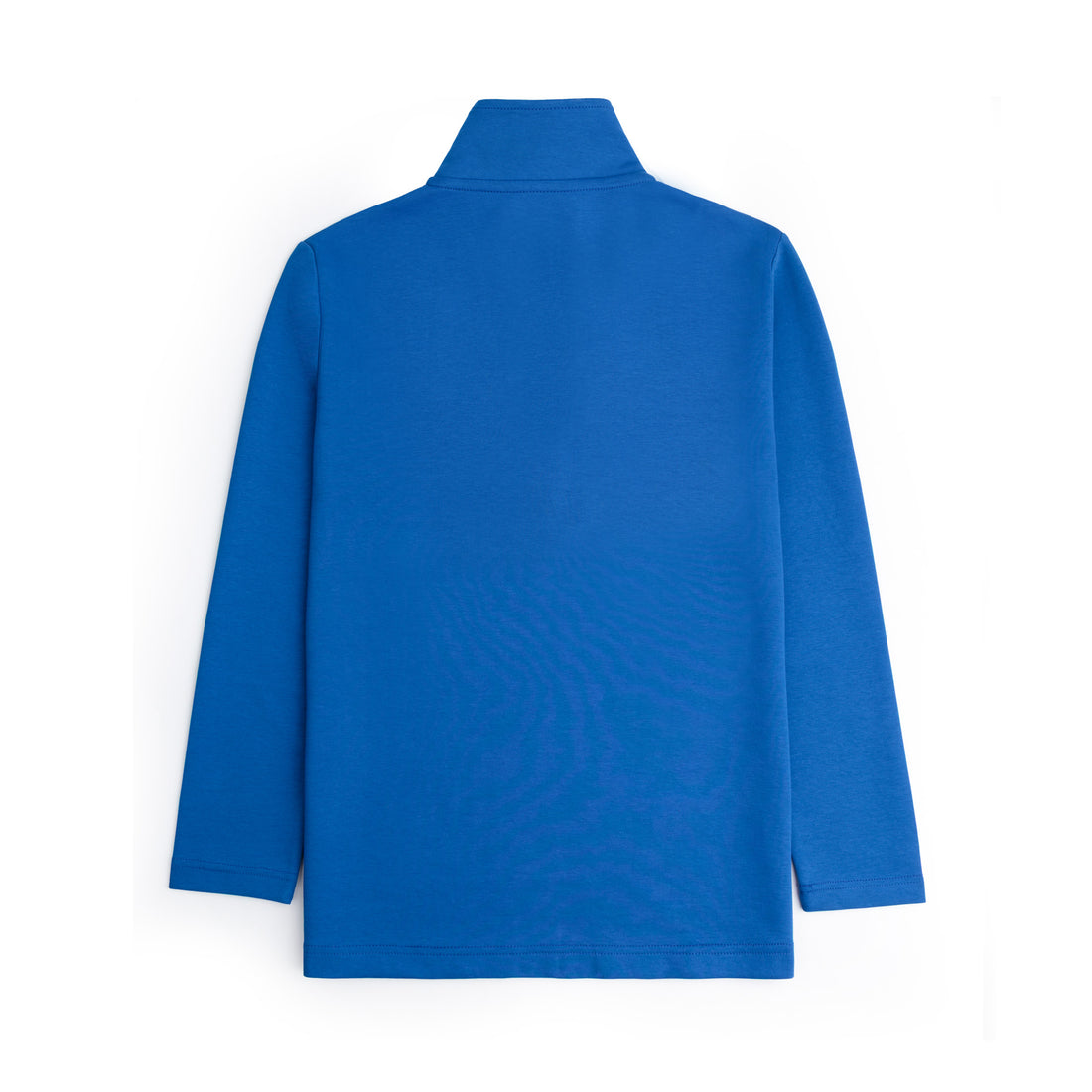 ROYAL BLUE HALF ZIPPER MOCK NECK