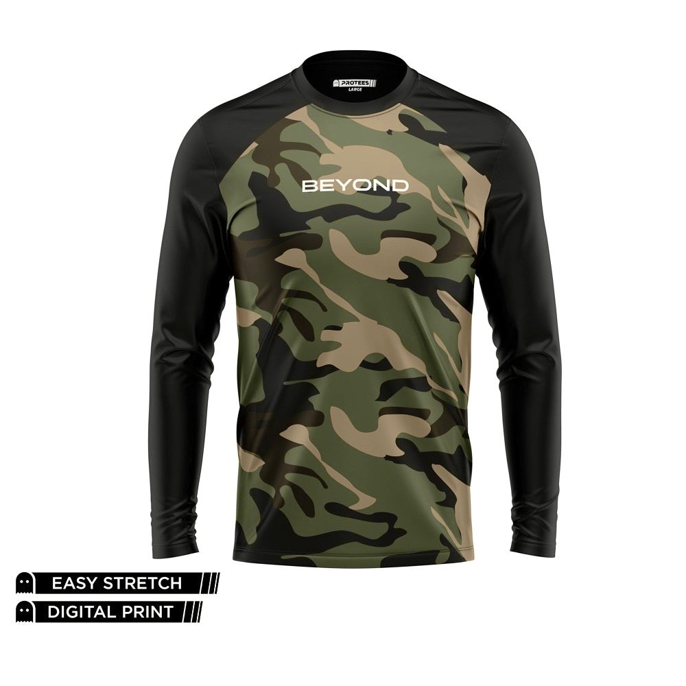 BEYOND - WILD EDGE CAMO DRY FIT FULL SLEEVES