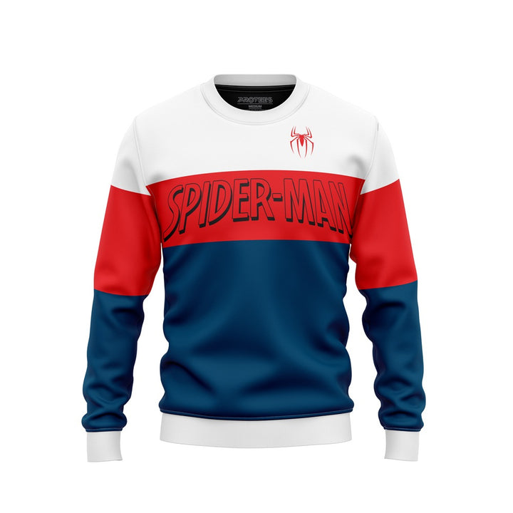 DIGITAL SWEATSHIRT - RED NAVY PHANTOM SPIDERMAN NEWURG0S-012