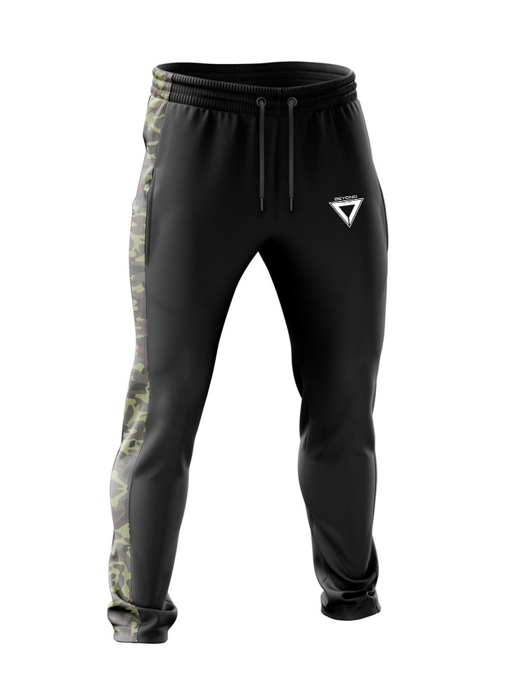 BEYOND BOTTOM BLACK WITH BATTEL GREEN CAMO PANEL DRY FIT