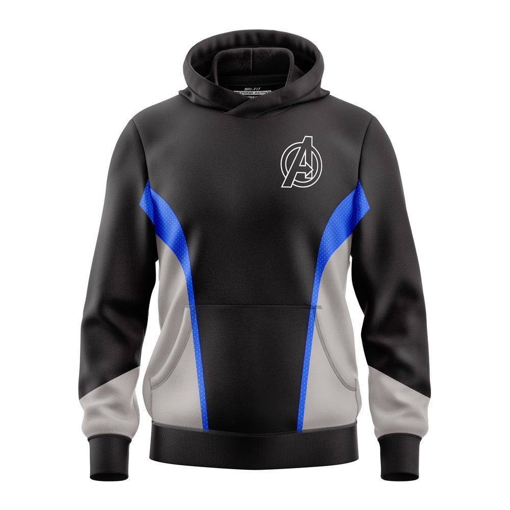 ALPHA AVENGERS LOGO - POLYESTER FLEECE HOODIE