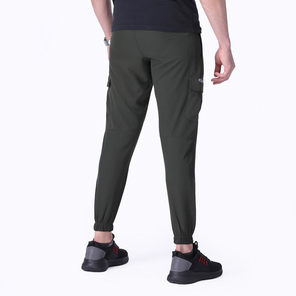 BEYOND MICRO STRETCH ARMY GREEN BOTTOM