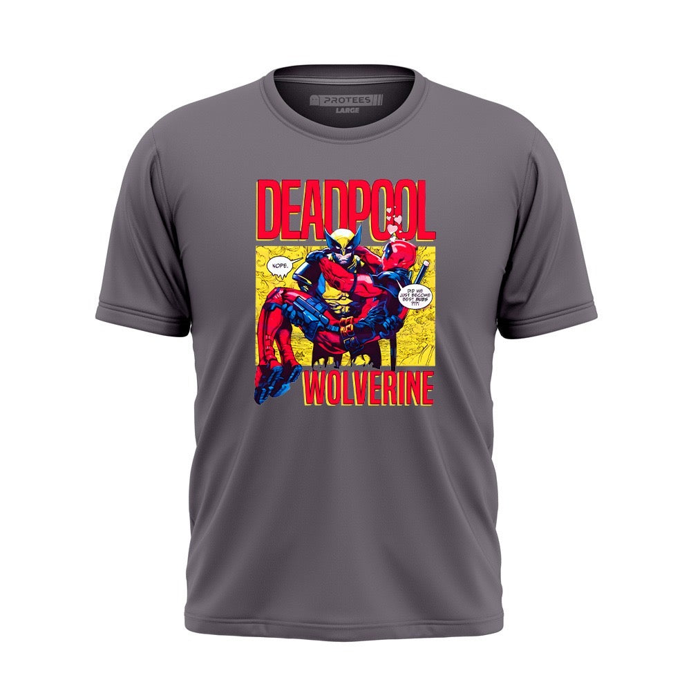 DTF - WOLVERINE LIFTING DEADPOOL TEE DTF058