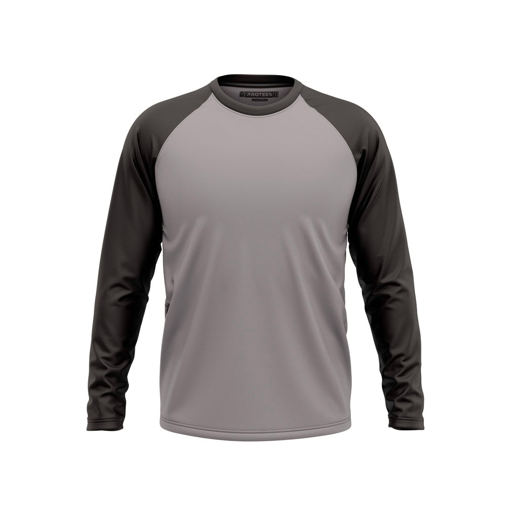 SMOKE BLACK RAGLAN FULL SLEEVES