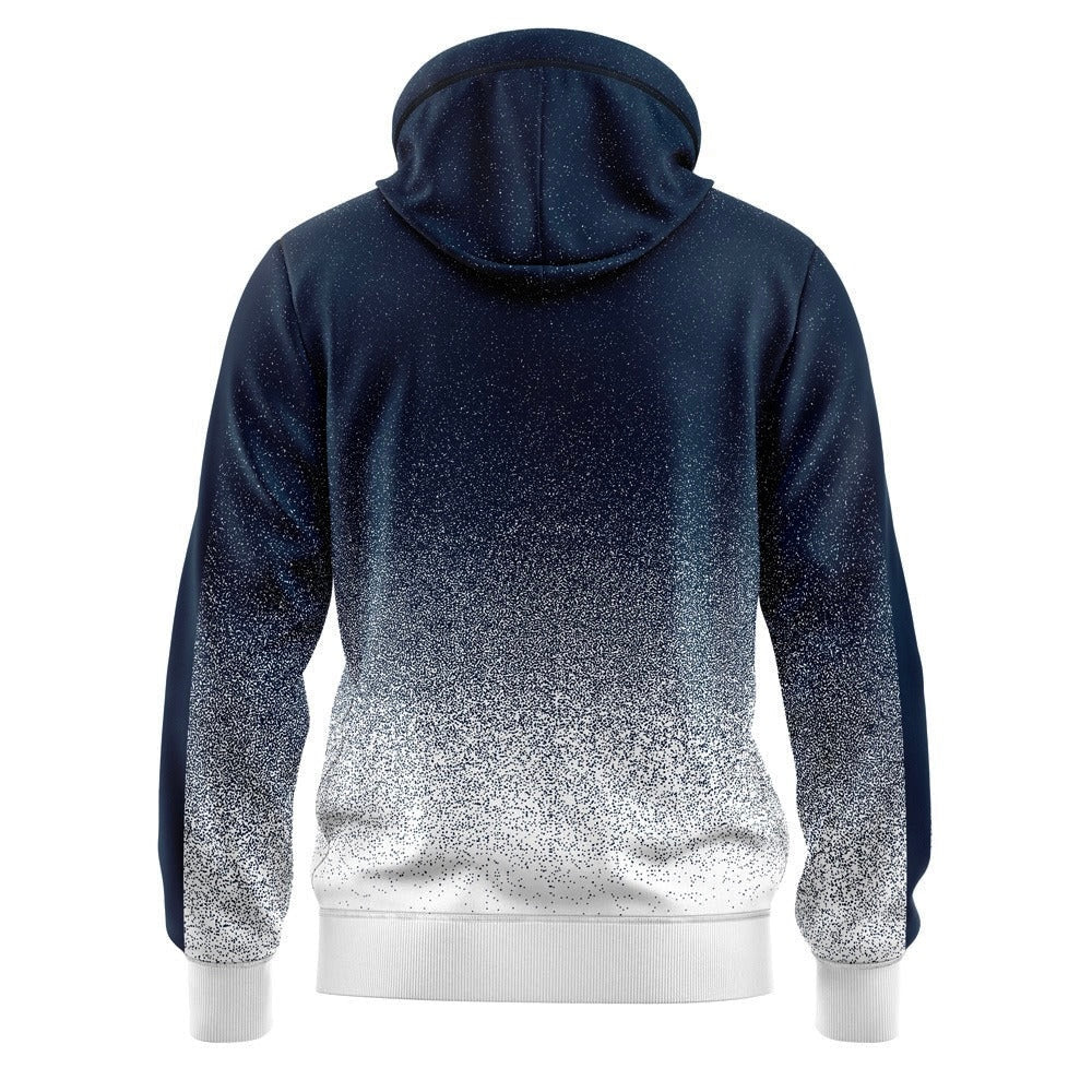 BEYOND WHITE NAVY SPLASH - POLYESTER FLEECE HOODIE