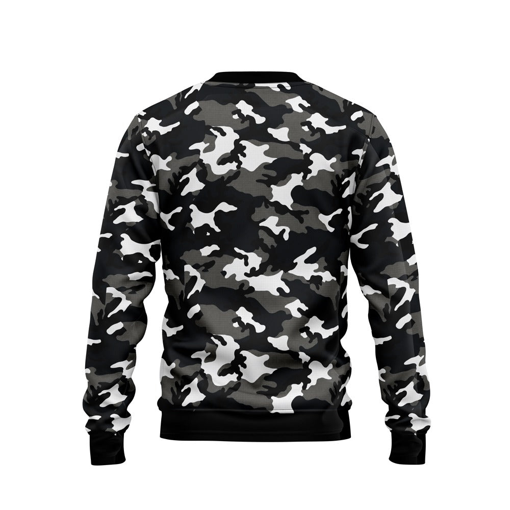 CLASSIC URBAN BLACK WHITE CAMO - BACK