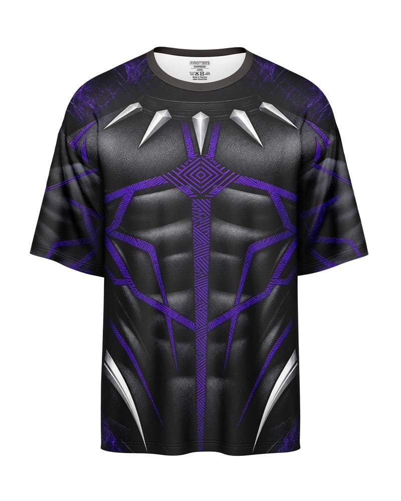 OVERSIZED DIGITAL DRY-FIT - BLACK PANTHER COSTUME NEWURG0S-019