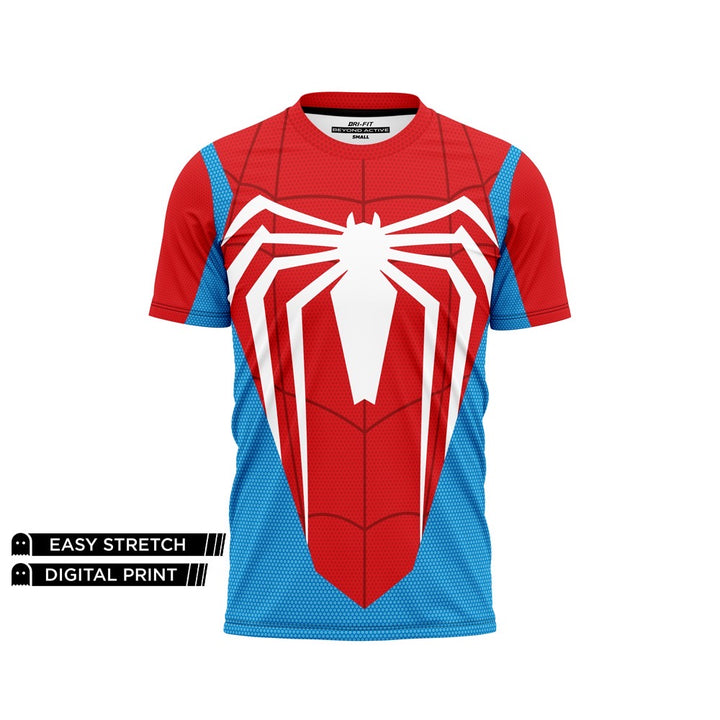 DIGITAL DRY-FIT TEE - SPIDERMAN WHITE LOGO NEWURG