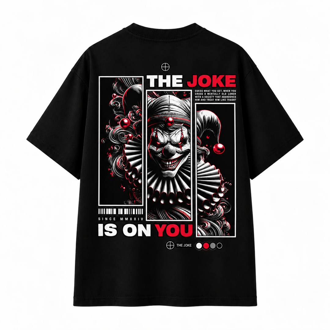 OVERSIZED TEE - JOKER JOKE ON YOU
