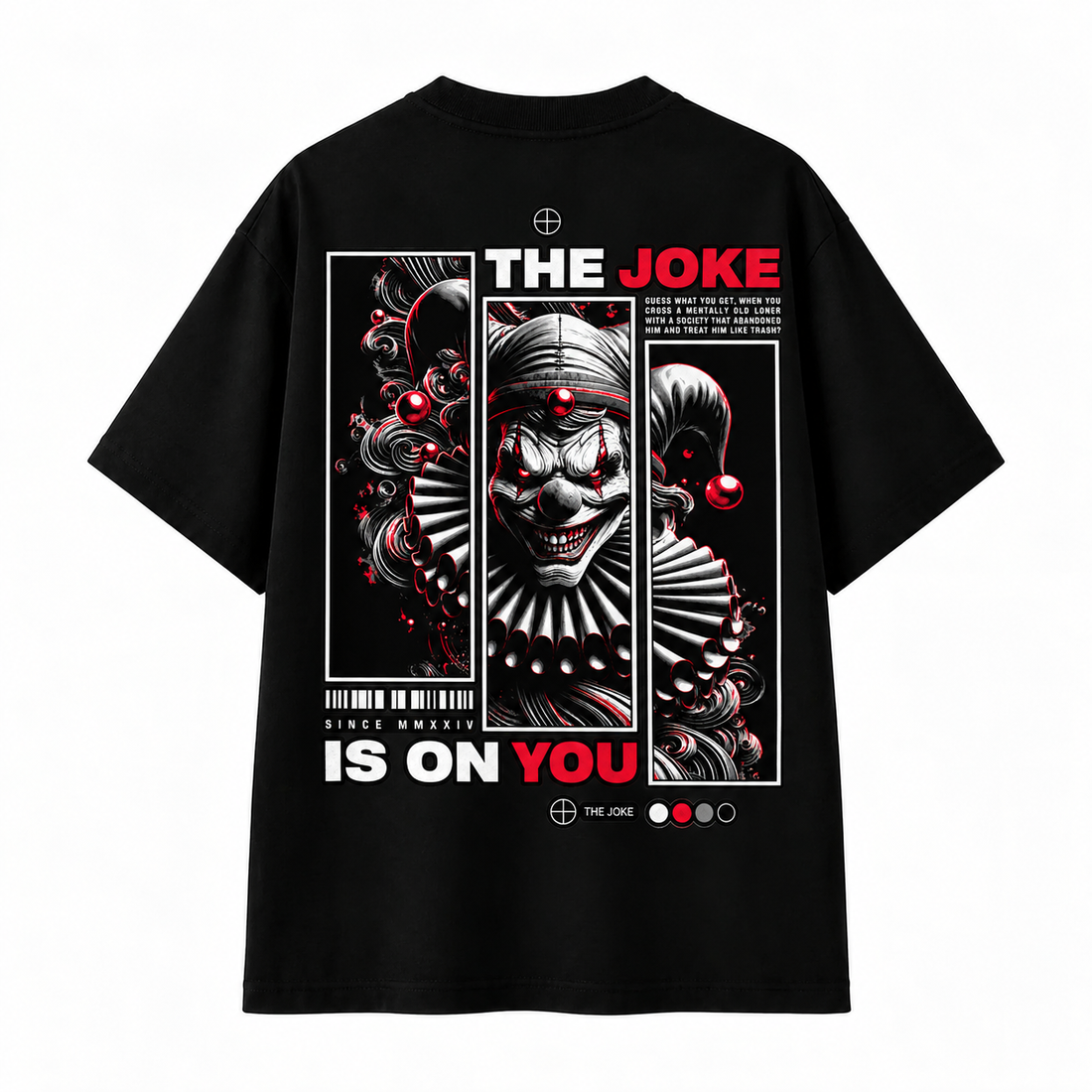 OVERSIZED TEE - JOKER JOKE ON YOU