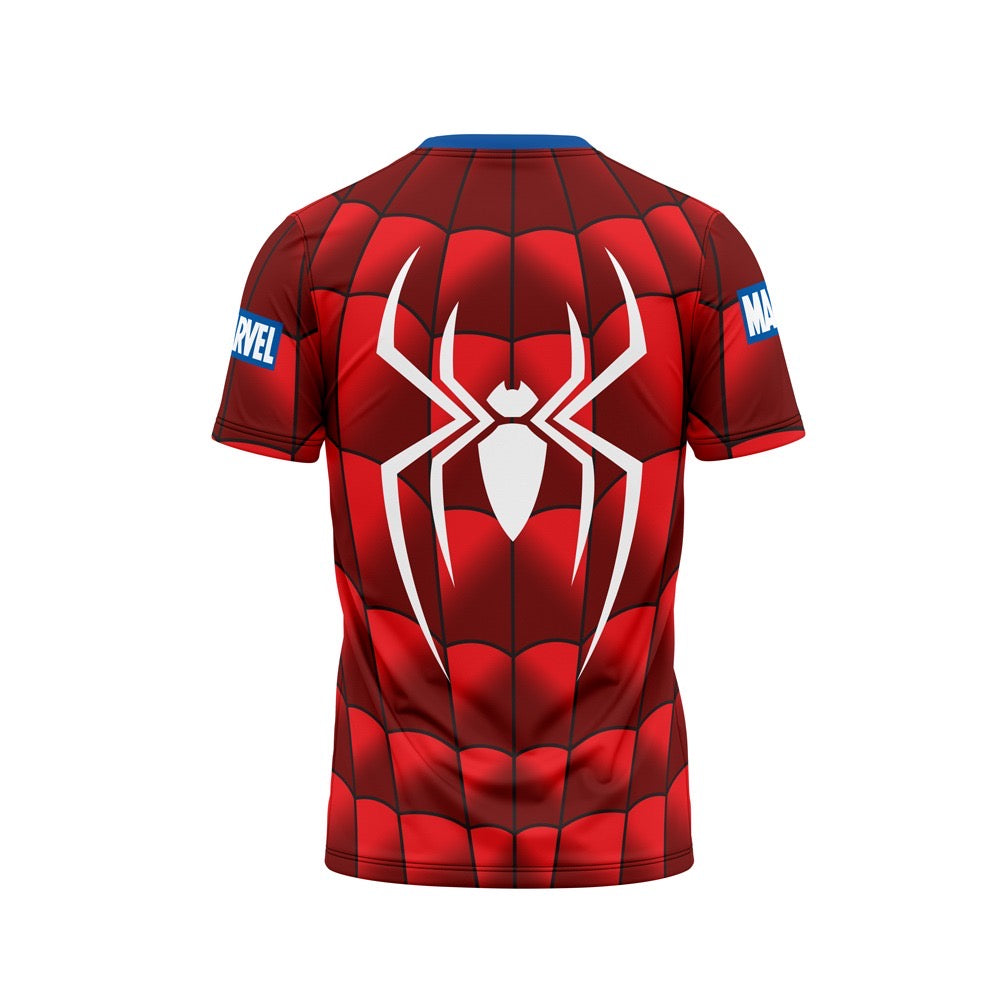 DIGITAL DRY-FIT TEE - RED SHADOW GRADIENT SPIDERMAN NEWURG