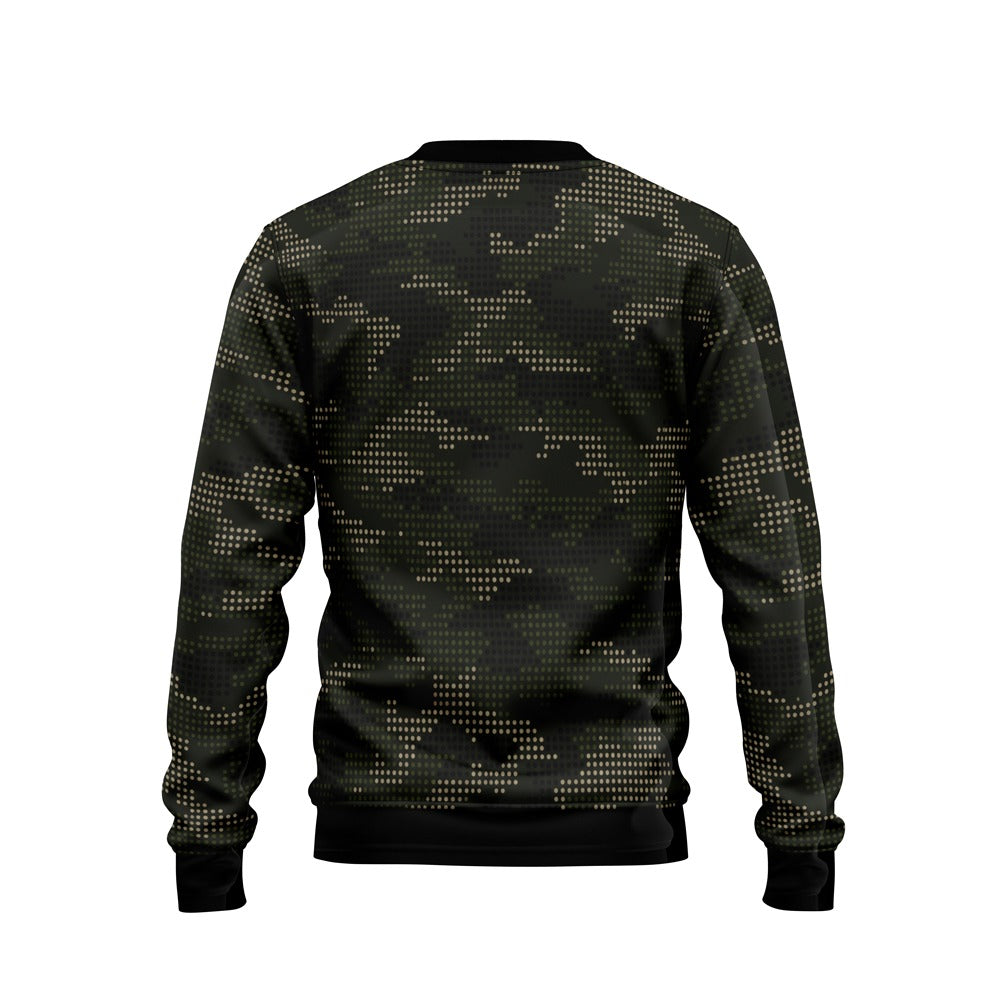 DARK GREEN DIGITAL PIXEL CAMO - BACK