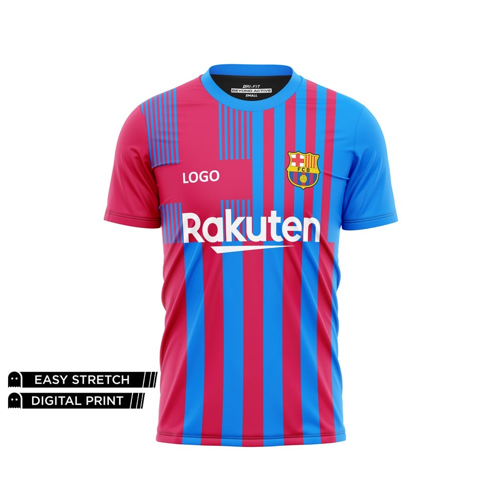 FOOTBALL TEE - MESSI BARCELONA HOME JERSEY