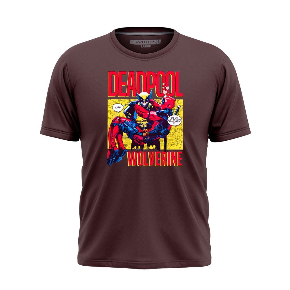 DTF - WOLVERINE LIFTING DEADPOOL TEE DTF058