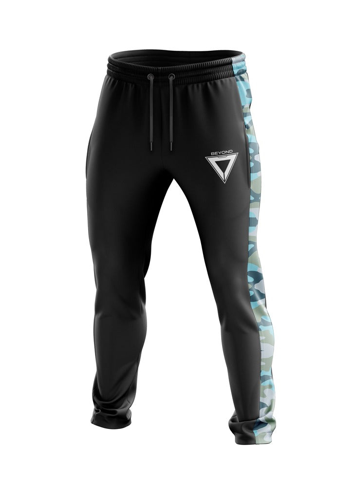 BEYOND BOTTOM BLACK WITH NAVAL STEALH CAMO PANEL DRY FIT