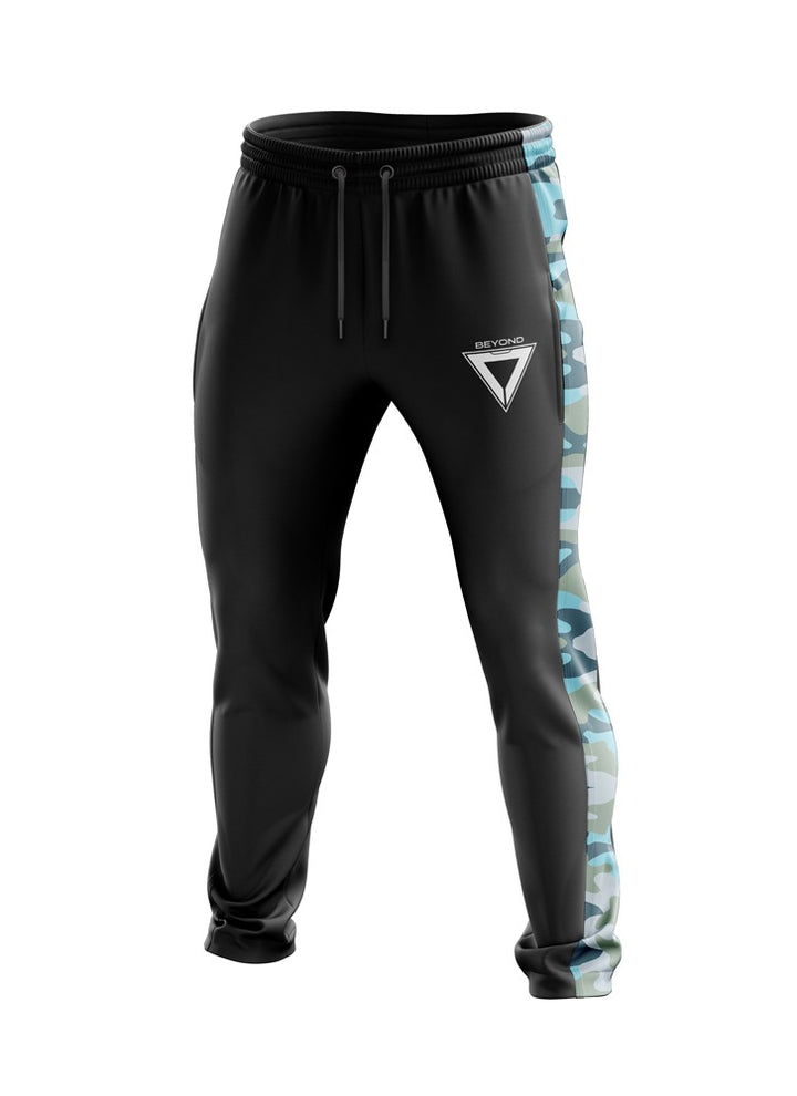 BEYOND BOTTOM BLACK WITH NAVAL STEALH CAMO PANEL DRY FIT