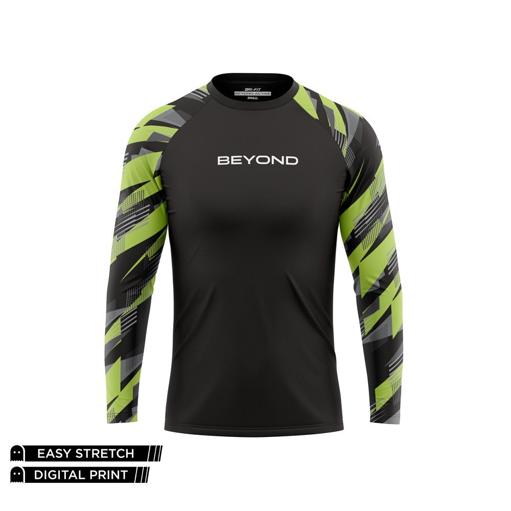 BEYOND RAGLAN - NEON BLACK CAMO DRY FIT FULL SLEEVES NEWURG