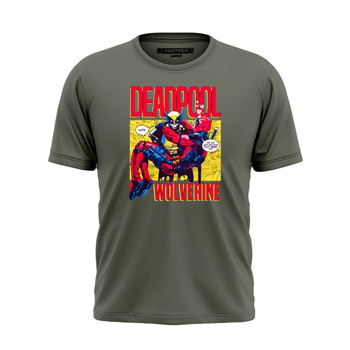 DTF - WOLVERINE LIFTING DEADPOOL TEE DTF058