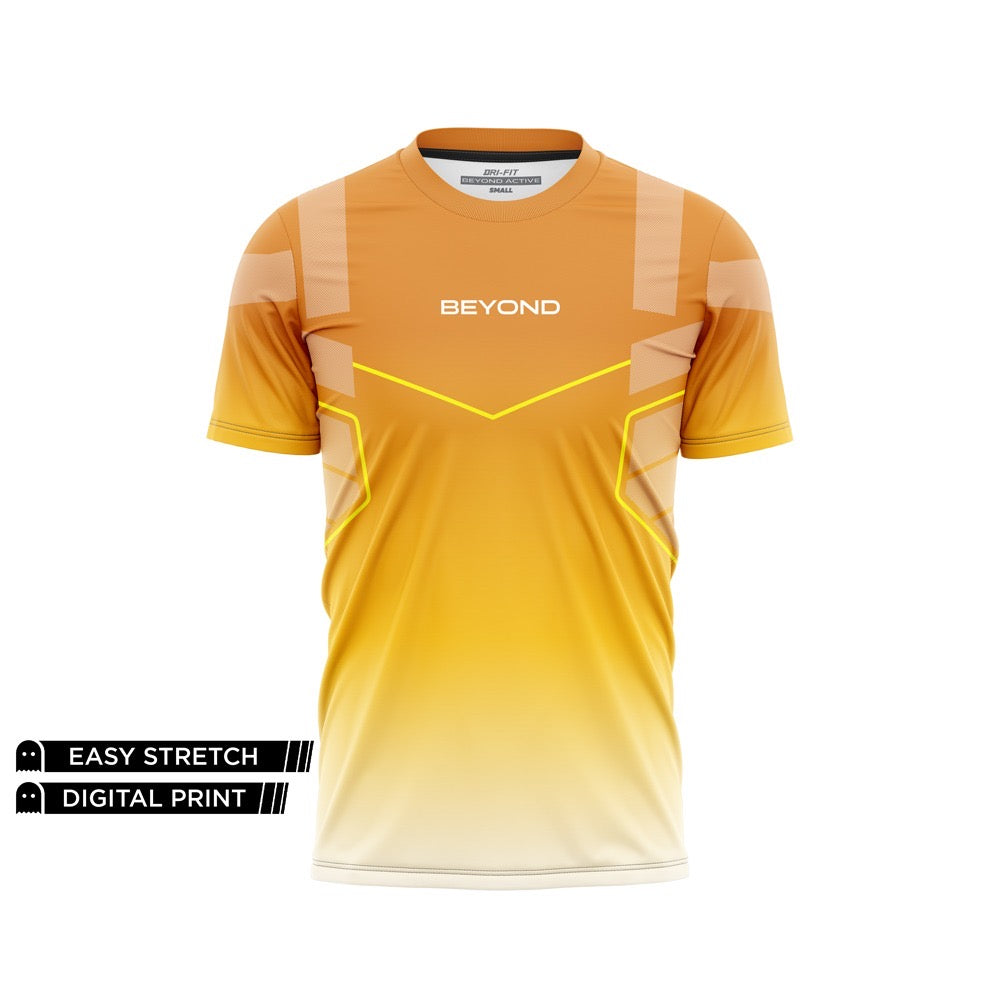 BEYOND MUSTARD NOIR GRADIENT DRY-FIT TEE