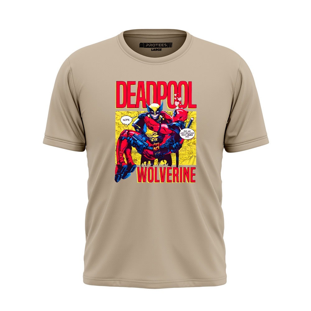 DTF - WOLVERINE LIFTING DEADPOOL TEE DTF058