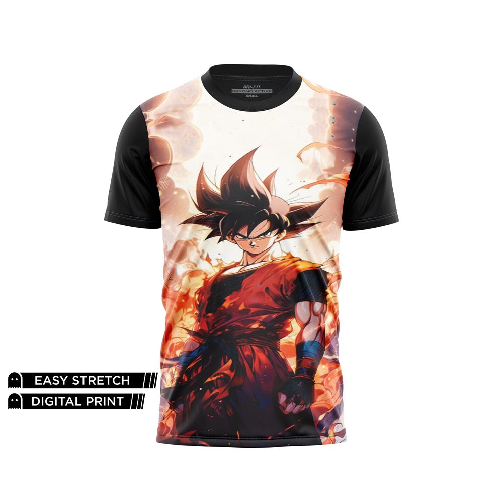 DIGITAL DRY-FIT TEE - GOKU READY FOR BATTLE