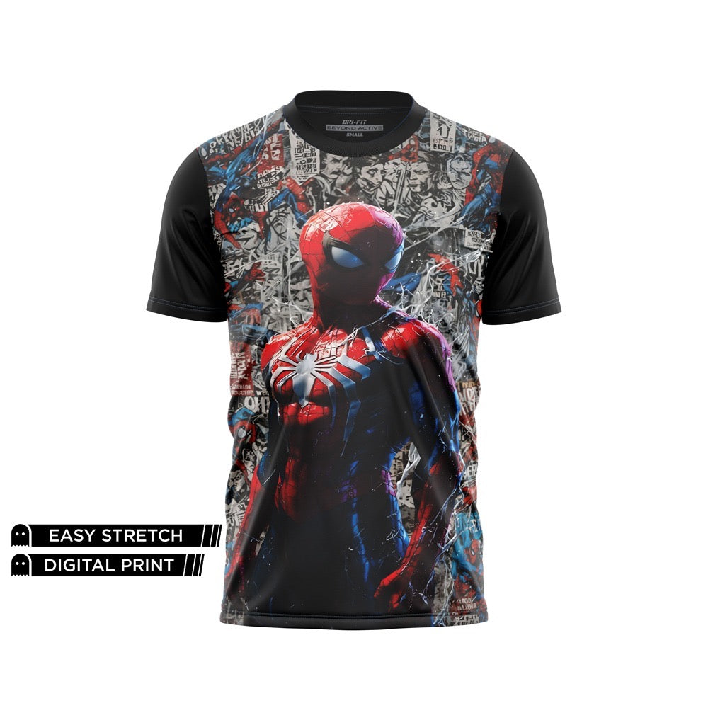 DIGITAL DRY-FIT TEE - SPIDERMAN WARRIOR