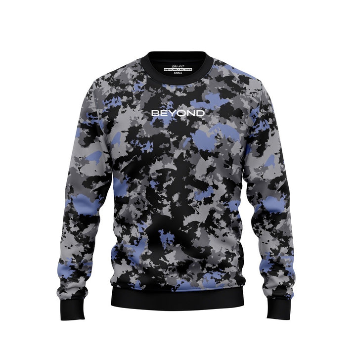 BLACK GREY BLUE SPLOTCH CAMO - FRONT