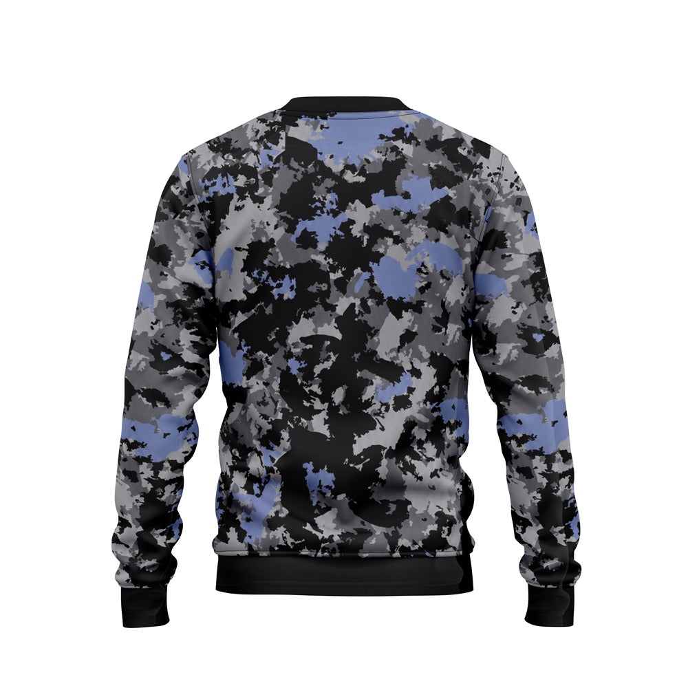 BLACK GREY BLUE SPLOTCH CAMO - BACK
