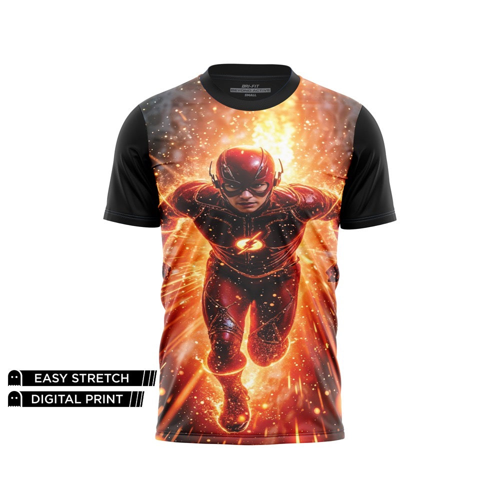 DIGITAL DRY-FIT TEE - FLASH SPEED STORM
