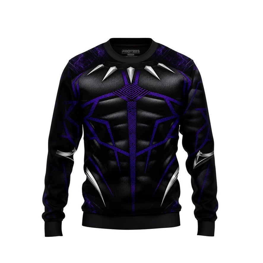 DIGITAL SWEATSHIRT - BLACK PANTHER COSTUME NEWURG0S-019