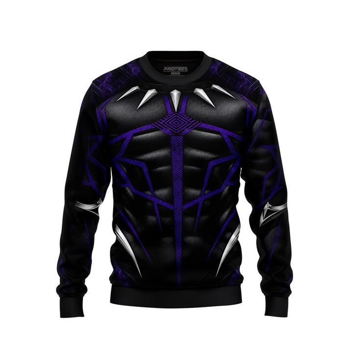 DIGITAL SWEATSHIRT - BLACK PANTHER COSTUME NEWURG0S-019