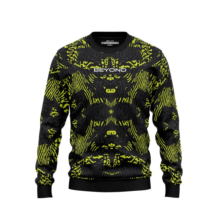 YELLOW TRIBAL STRIPE CAMO - FRONT