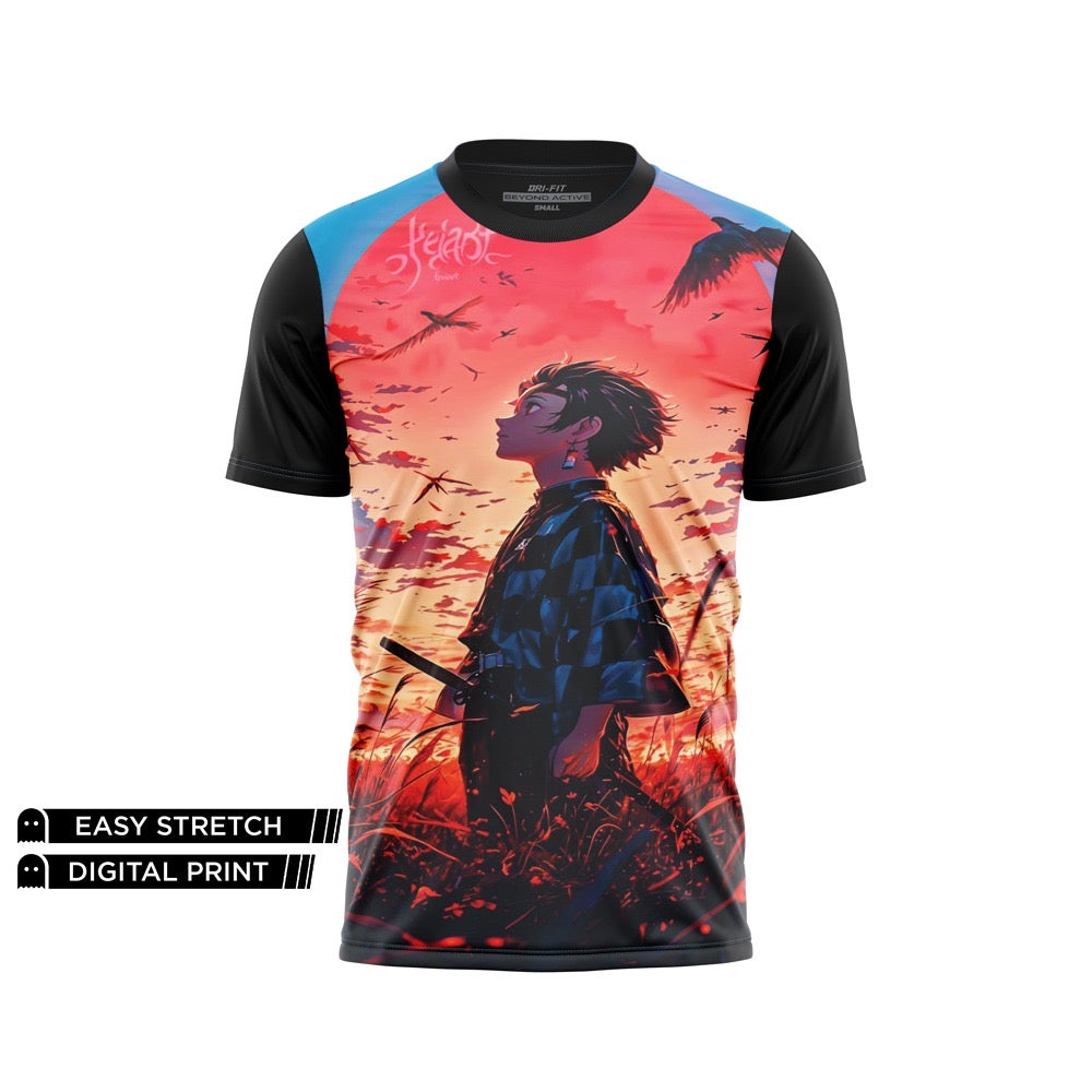 DIGITAL DRY-FIT TEE - ANIME DEMON SALYER
