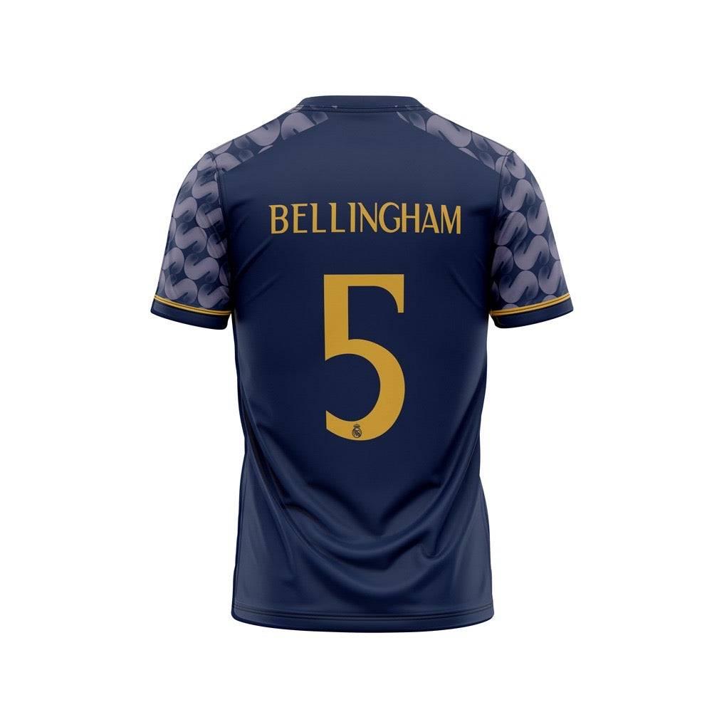 FOOTBALL TEE - BELLINGHAM REAL MADRID AWAY JERSEY