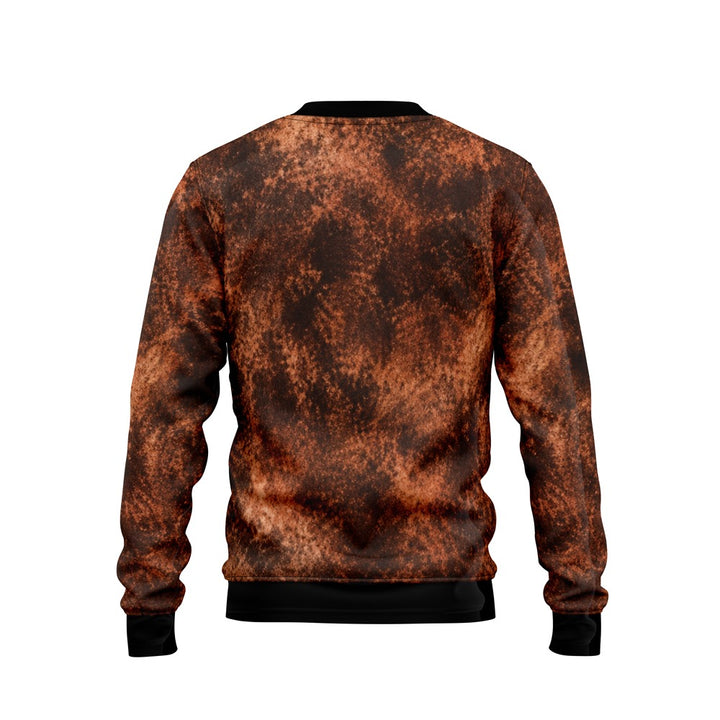 RUST ORANGE TIE-DYE CAMO - BACK