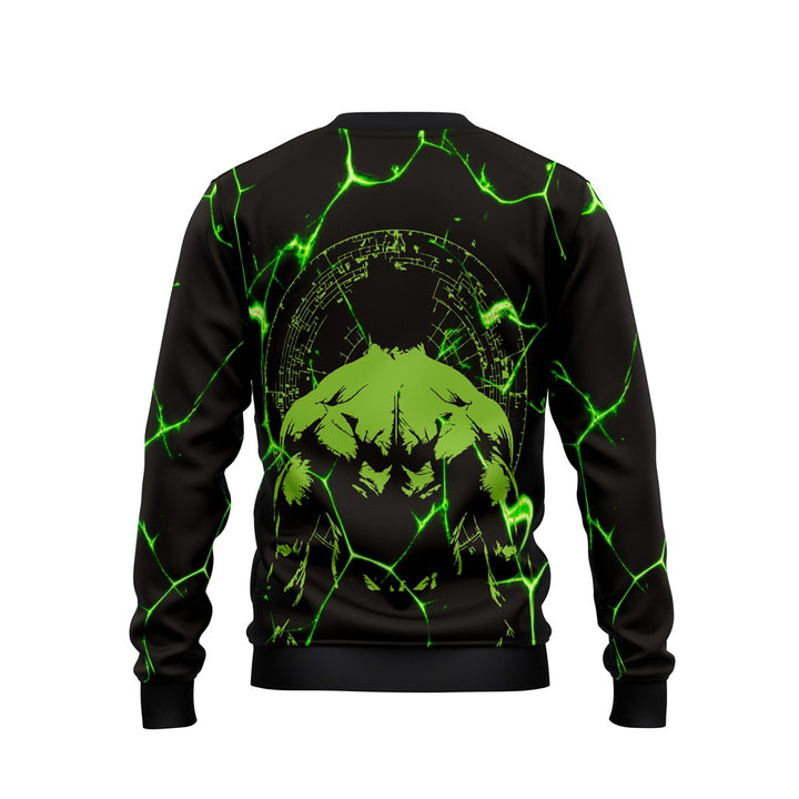 DIGITAL SWEATSHIRT - THE INCREDIBLE HULK NEWURG