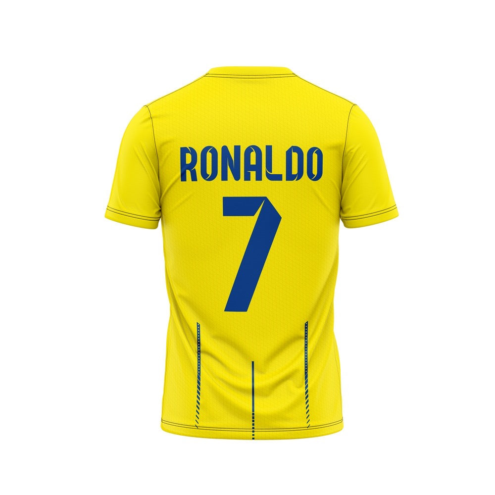 FOOTBALL TEE - CR 7 AL NASAR  HOME JERSEY