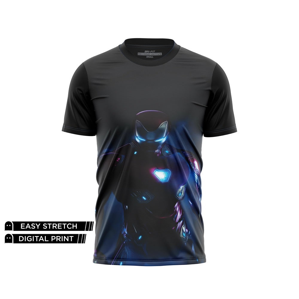 DIGITAL DRY-FIT TEE - DARK IRONMAN