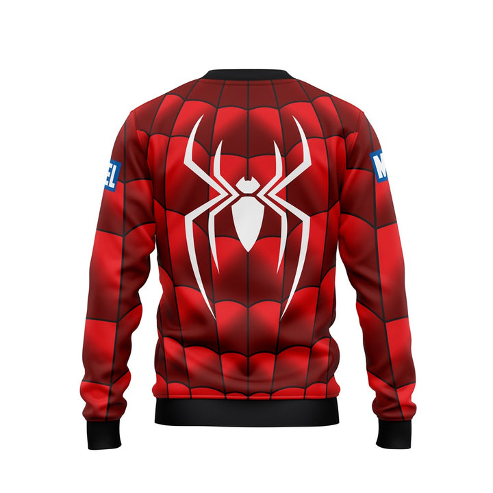 DIGITAL SWEATSHIRT - RED SHADOW GRADIENT SPIDERMAN NEWURG