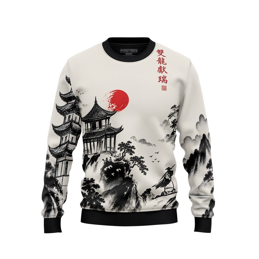 DIGITAL SWEATSHIRT - TEMPLE OF DRAGONS NEWURG0S-009