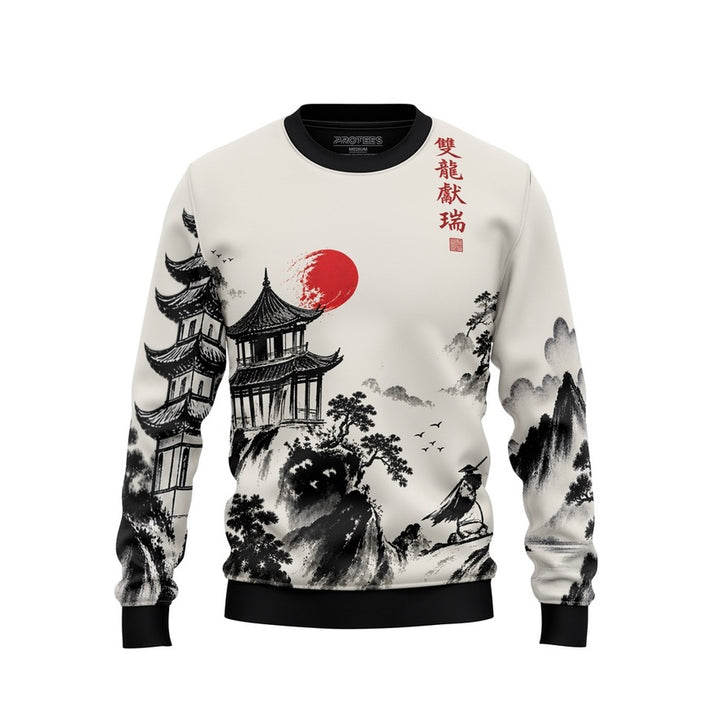 DIGITAL SWEATSHIRT - TEMPLE OF DRAGONS NEWURG0S-009