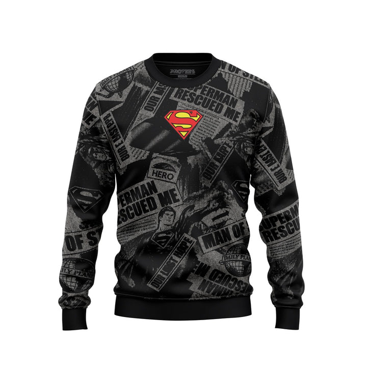 DIGITAL SWEATSHIRT - SUPERMAN RESCUED ME NEWURG0S-008