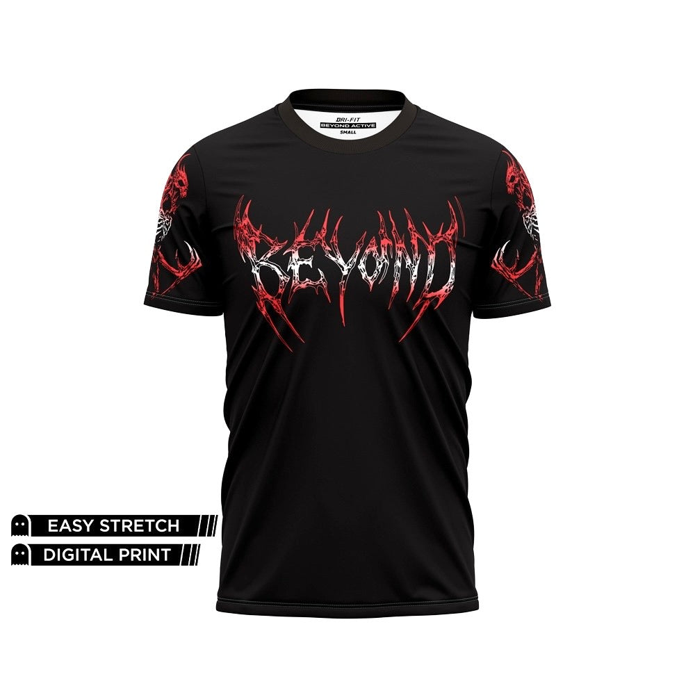 BEYOND RED INFERNAL SPINE DRY-FIT TEE