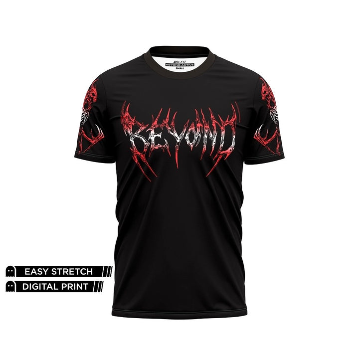 BEYOND RED INFERNAL SPINE DRY-FIT TEE