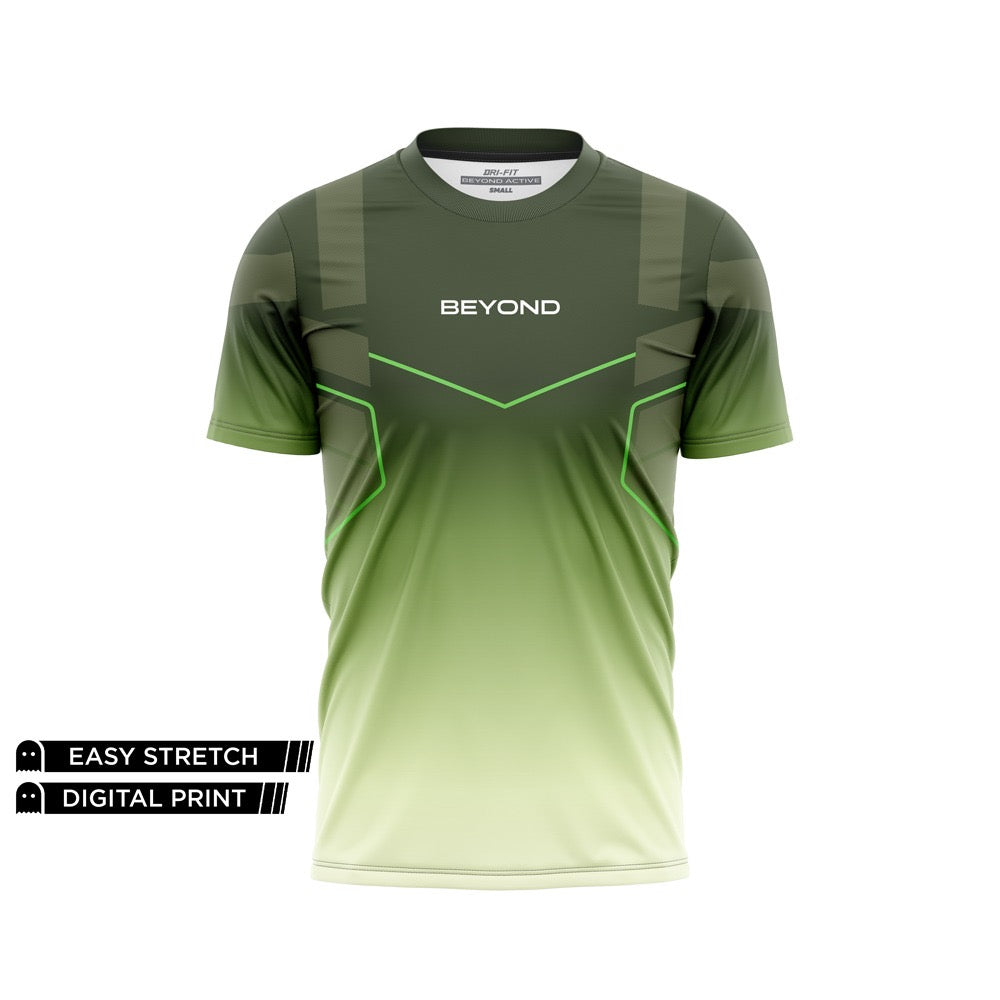 BEYOND GREEN NOIR GRADIENT DRY-FIT TEE