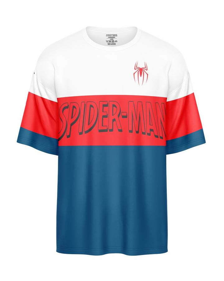 OVERSIZED DIGITAL DRY-FIT - RED NAVY PHANTOM SPIDERMAN NEWURG0S-012