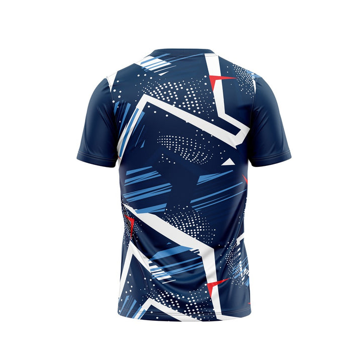BEYOND - PRISM PATH NAVY DRY FIT TEE