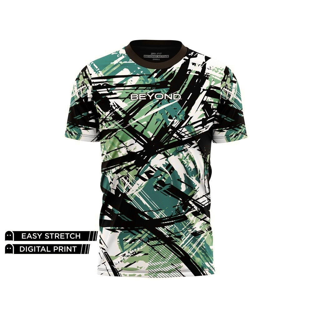 BEYOND REBEL PRINT DRY-FIT TEE